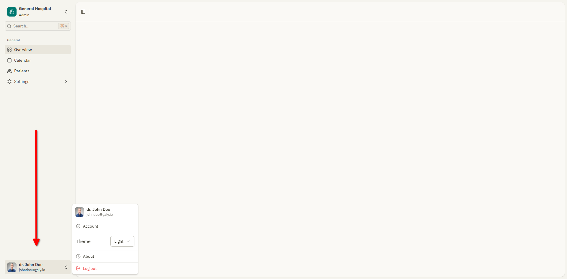 Interface screenshot