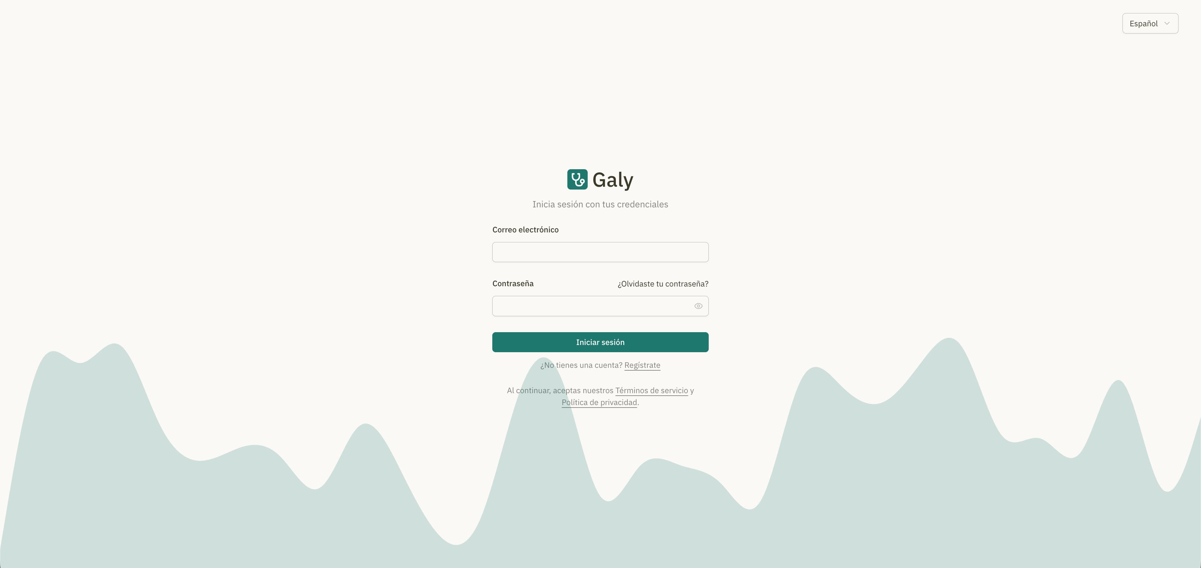 Página de inicio de sesión